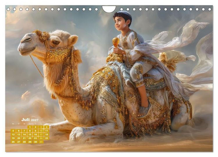 Produktbild: Der Zauber des Orients - Poetische Fantasiewerke (Wandkalender 2027 DIN A4 quer), CALVENDO Monatskalender