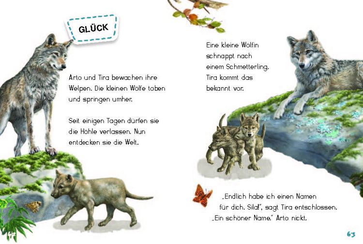 Produktbild: Tira, die junge Wölfin