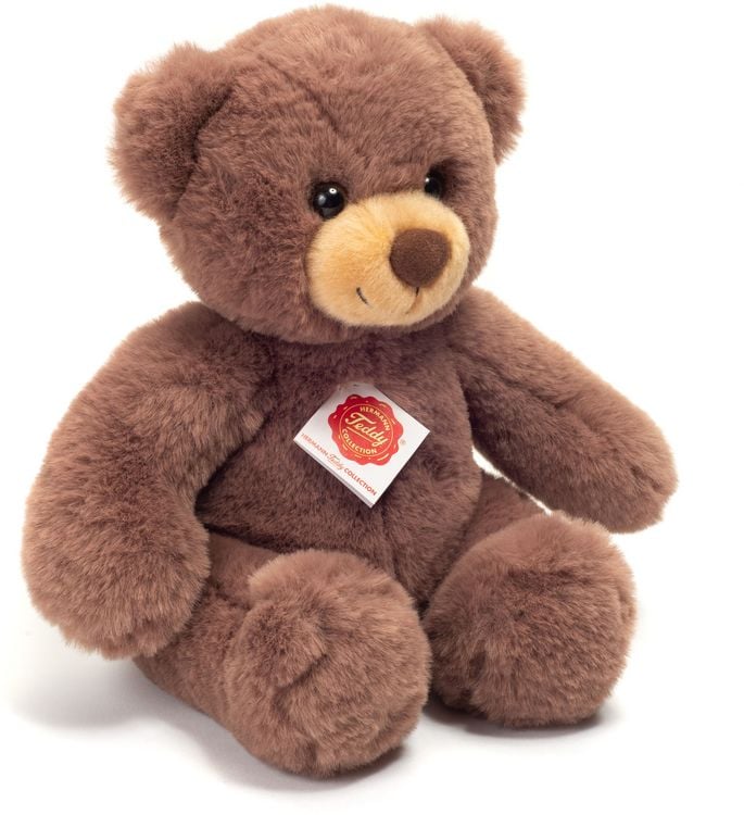 Produktbild: Teddy Hermann 91368 - Teddy schokobraun, Teddyb&auml;r, Pl&uuml;schtier, Stofftier, 30 cm