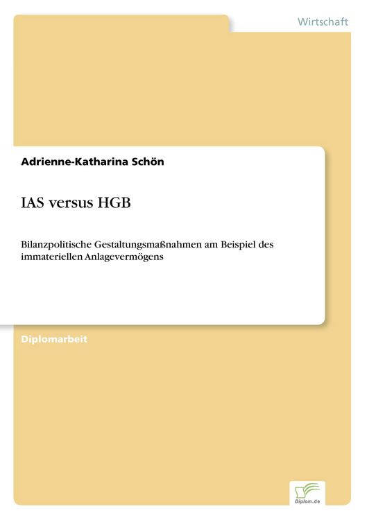 Produktbild: IAS versus HGB