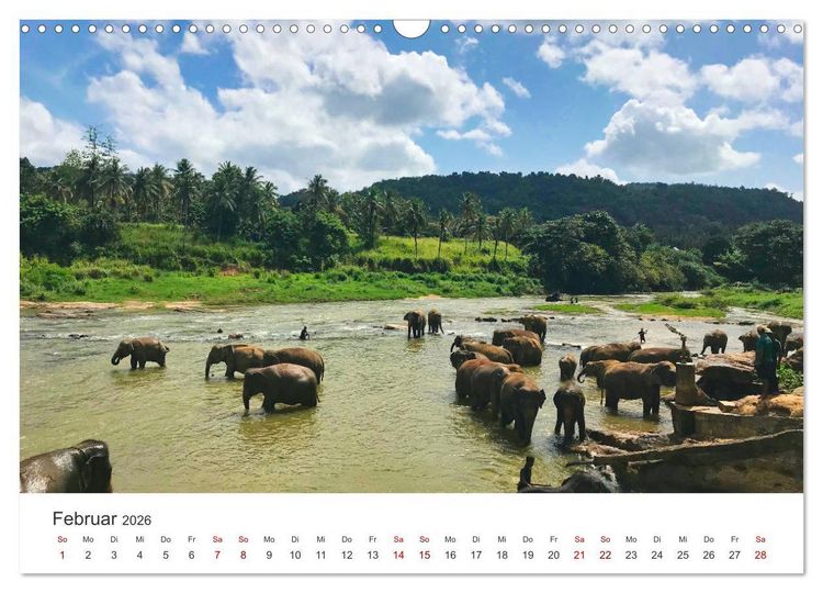 Produktbild: Sri Lanka - Eine einzigartige Trauminsel. (Wandkalender 2026 DIN A3 quer), CALVENDO Monatskalender