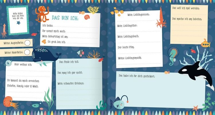 Produktbild: Alle meine Freunde &ndash; Meer | Mit &uuml;ber 300 Stickern