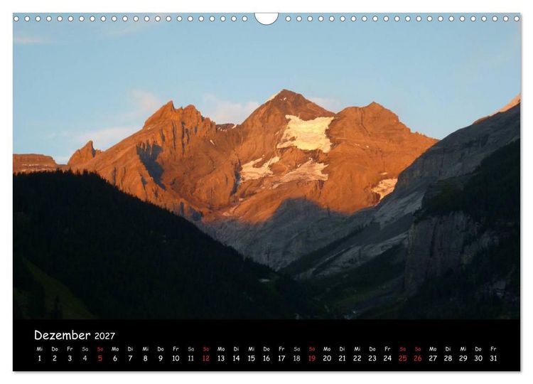 Produktbild: Alpenwelten (Wandkalender 2027 DIN A3 quer), CALVENDO Monatskalender
