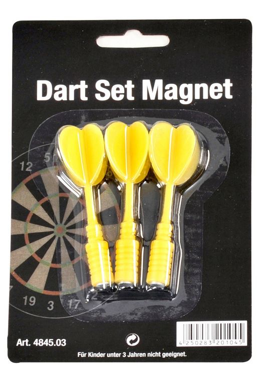 Produktbild: Karella 4845.03 - Ersatzpfeile f&uuml;r Dartboard Magnet, 3er Set gelb