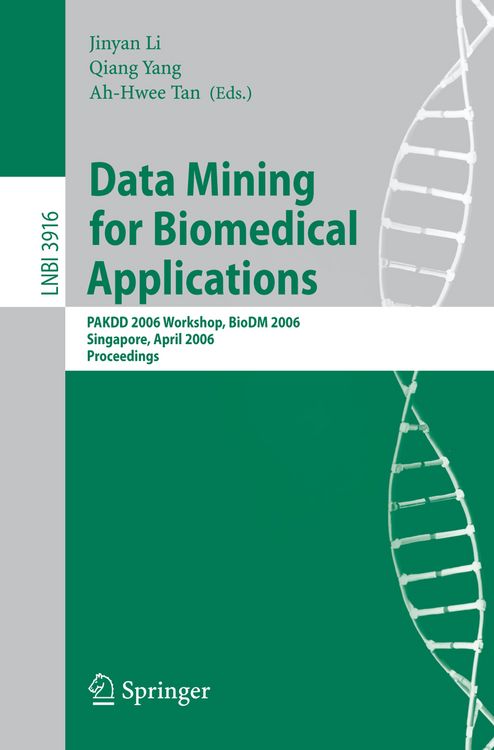 Produktbild: Data Mining for Biomedical Applications