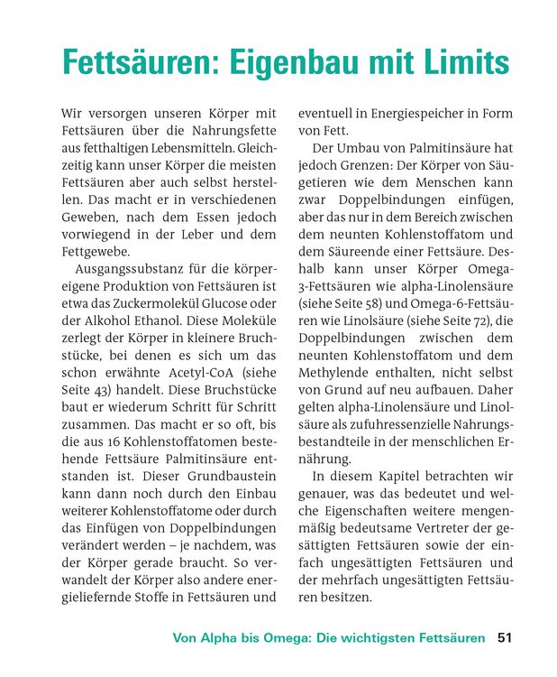 Produktbild: Fette und Fetts&auml;uren