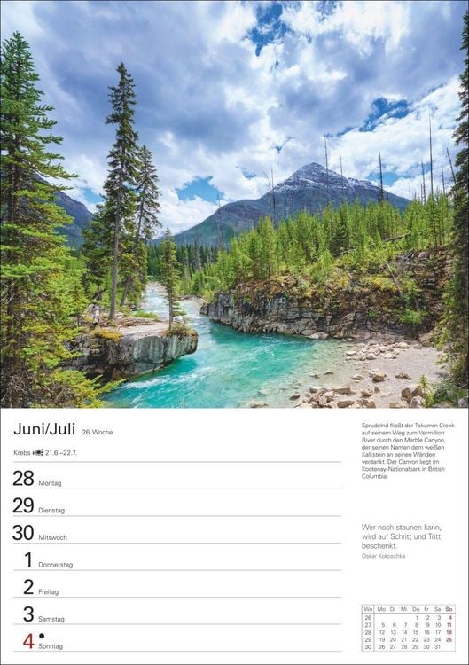 Produktbild: Kanada Wochenplaner 2027 - Eine Reise in 53 Bildern
