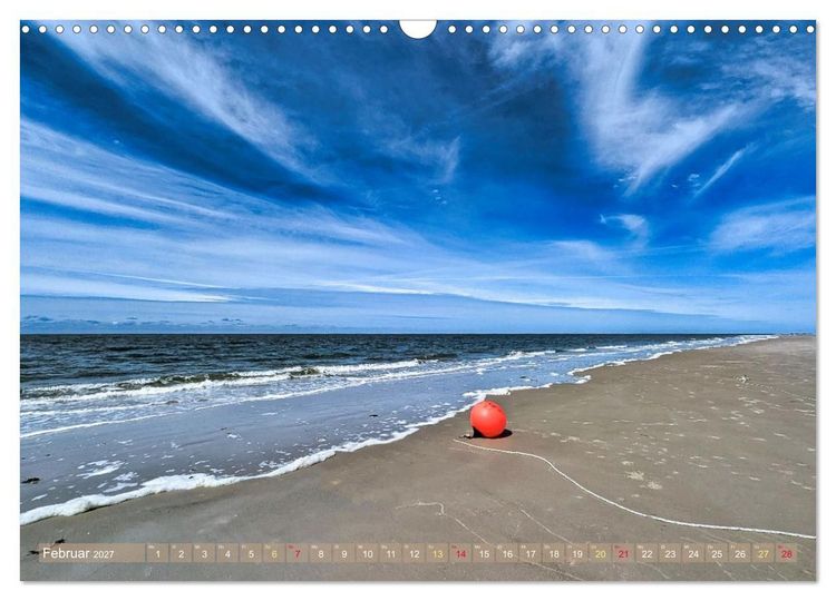 Produktbild: Amrum einfach sch&ouml;n (Wandkalender 2027 DIN A3 quer), CALVENDO Monatskalender