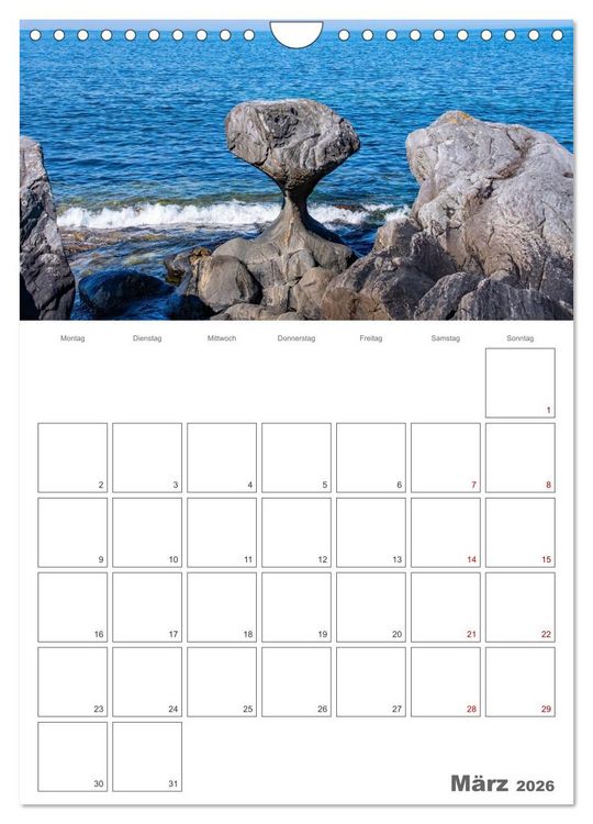 Produktbild: Norwegen - Reiseplaner (Wandkalender 2026 DIN A4 hoch), CALVENDO Monatskalender