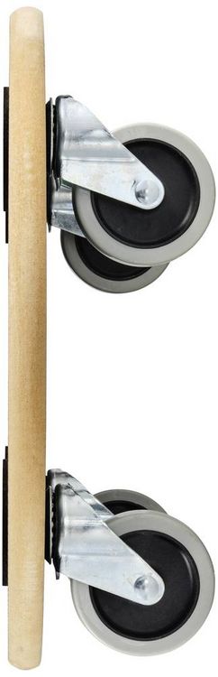 Produktbild: TOOLCRAFT TO-8997048 Transportroller MDF Traglast (max.): 200 kg 380 mm x 380 mm x 105 mm Anzahl Lenkrollen 4
