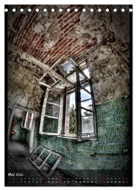 Produktbild: Lost Places II, Vergessene Orte (Tischkalender 2026 DIN A5 hoch), CALVENDO Monatskalender