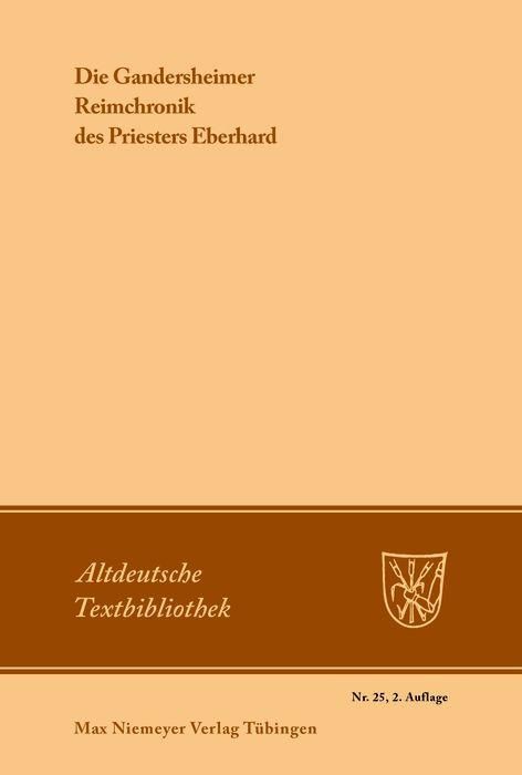 Produktbild: Die Gandersheimer Reimchronik