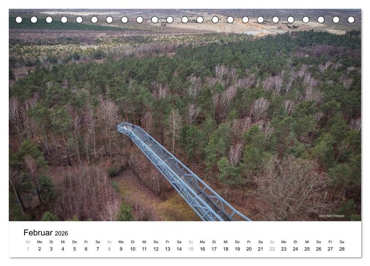 Produktbild: Die Lausitz - Region im Wandel (Tischkalender 2026 DIN A5 quer), CALVENDO Monatskalender