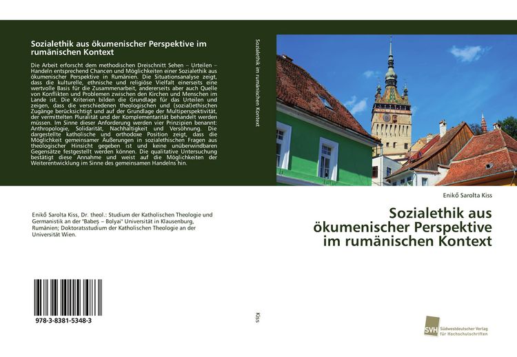 Produktbild: Sozialethik aus &ouml;kumenischer Perspektive im rum&auml;nischen Kontext