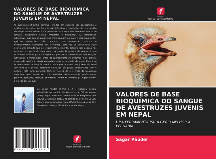 Produktbild: Valores De Base Bioqu&iacute;mica Do Sangue De Avestruzes Juvenis Em Nepal