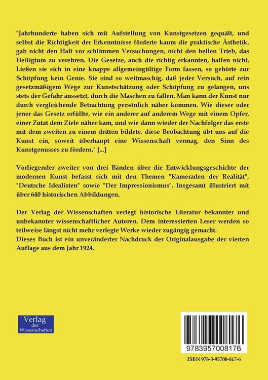 Produktbild: Die Entwicklungsgeschichte der modernen Kunst