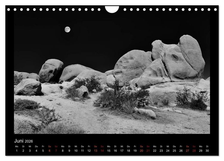 Produktbild: Soultouch - Schwarzwei&szlig; Landschaften, die die Seele ber&uuml;hren (Wandkalender 2026 DIN A4 quer), CALVENDO Monatskalender