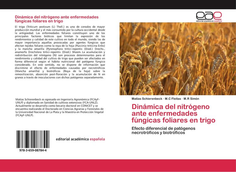 Produktbild: Din&aacute;mica del nitr&oacute;geno ante enfermedades f&uacute;ngicas foliares en trigo