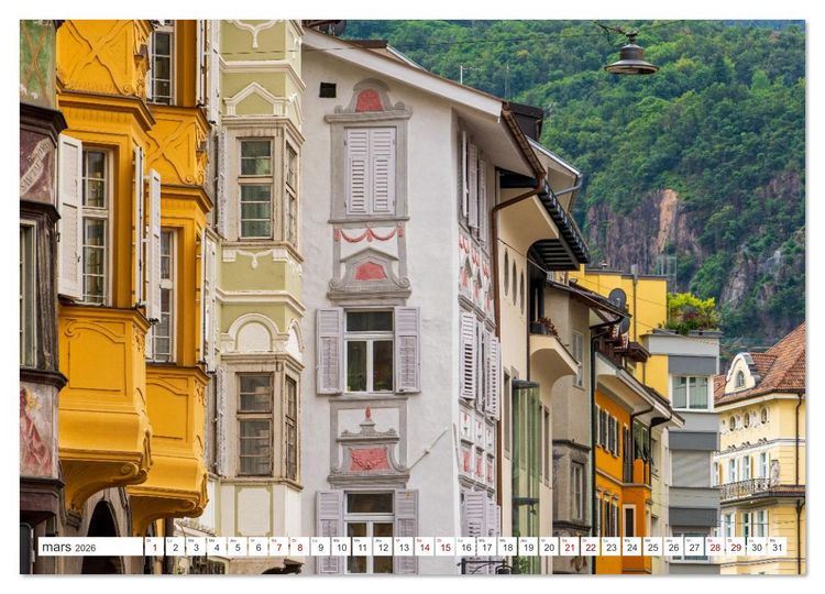 Produktbild: Sites incontournables au Tyrol du Sud (Calendrier mural 2026 DIN A4 vertical), CALVENDO calendrier mensuel