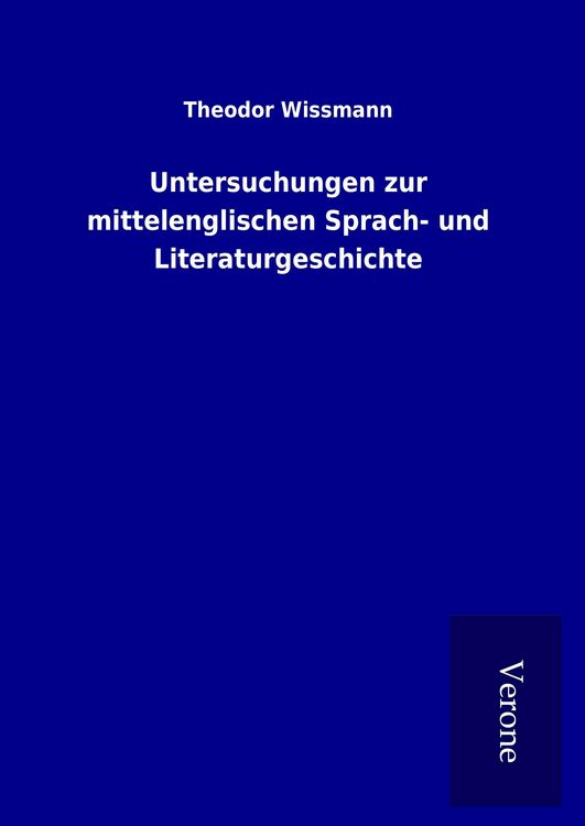 Produktbild: Untersuchungen zur mittelenglischen Sprach- und Literaturgeschichte