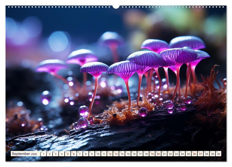 Produktbild: Wunderwelt Mikrokosmos (hochwertiger Premium Wandkalender 2026 DIN A2 quer), Kunstdruck in Hochglanz
