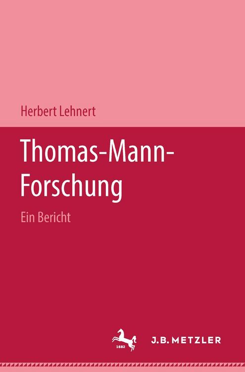 Produktbild: Thomas-Mann-Forschung