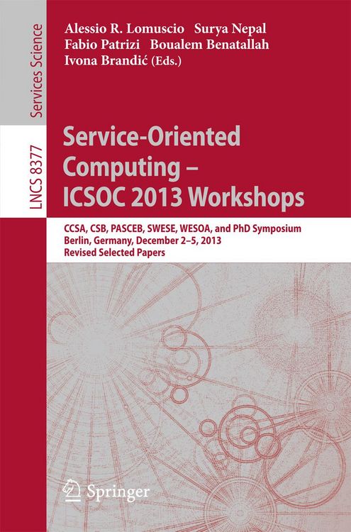 Produktbild: Service-Oriented Computing--ICSOC 2013 Workshops