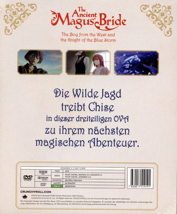 Produktbild: The Ancient Magus' Bride - The Boy From the West and the Knight of Blue Storm - OVAs