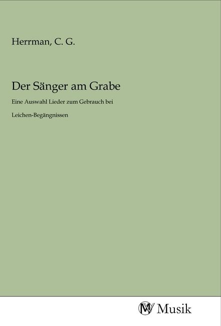 Produktbild: Der S&auml;nger am Grabe
