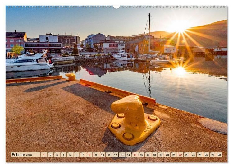 Produktbild: K&ouml;nigsroute Norwegens (hochwertiger Premium Wandkalender 2026 DIN A2 quer), Kunstdruck in Hochglanz