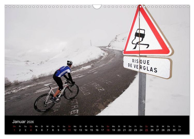 Produktbild: Alpenp&auml;sse auf dem Rennrad "Himmlische Serpentinen" (Wandkalender 2026 DIN A3 quer), CALVENDO Monatskalender