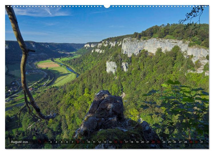 Produktbild: JahresZeiten an der Oberen Donau (hochwertiger Premium Wandkalender 2026 DIN A2 quer), Kunstdruck in Hochglanz