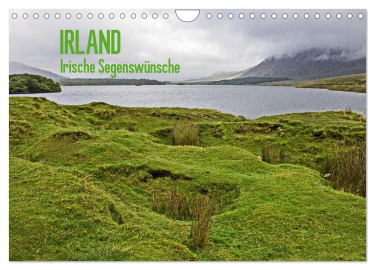Produktbild: Irland - Irische Segensw&uuml;nsche (Wandkalender 2026 DIN A4 quer), CALVENDO Monatskalender