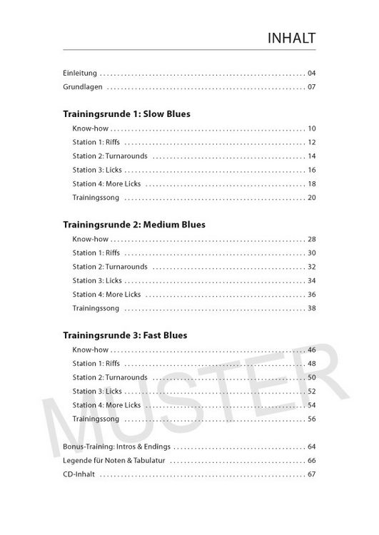 Produktbild: Guitar Training Blues + CD + DVD
