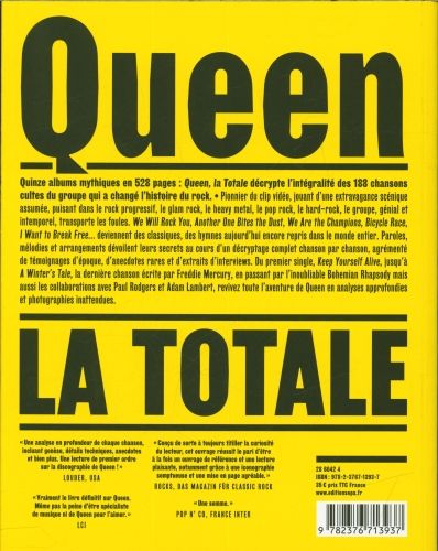 Produktbild: Queen : la totale : les 188 chansons expliqu&eacute;es