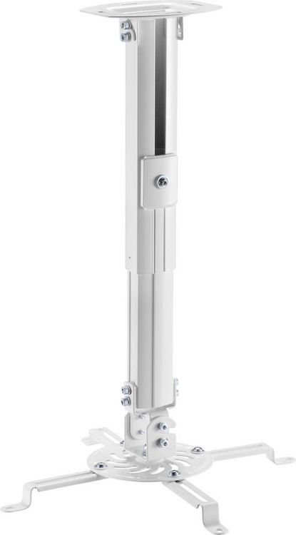 Produktbild: Reflecta Prometheus Beamer-Deckenhalterung Deckenhalter, Drehbar, Neigbar Boden-/Deckenabstand (max.): 580 mm Wei&szlig;