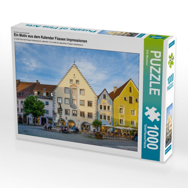 Produktbild: CALVENDO Puzzle Ein Motiv aus dem Kalender F&uuml;ssen Impressionen | 1000 Teile Lege-Gr&ouml;&szlig;e 64x48cm Foto-Puzzle f&uuml;r gl&uuml;ckliche Stunden