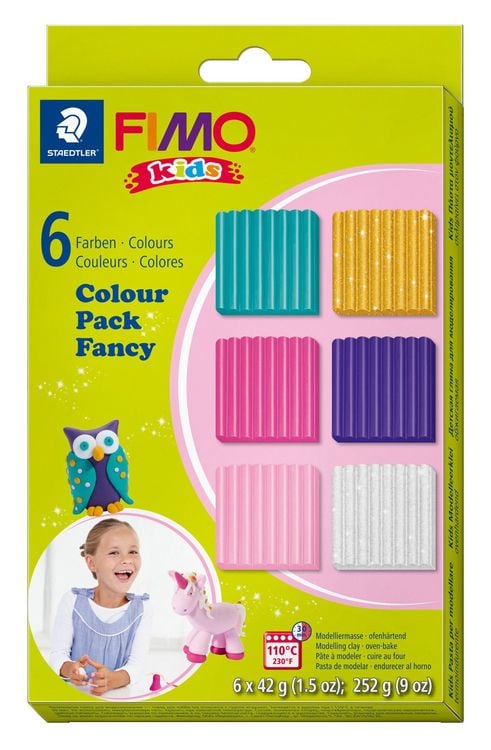 Produktbild: STAEDTLER FIMO kids Colour Pack - girlie 6x42g