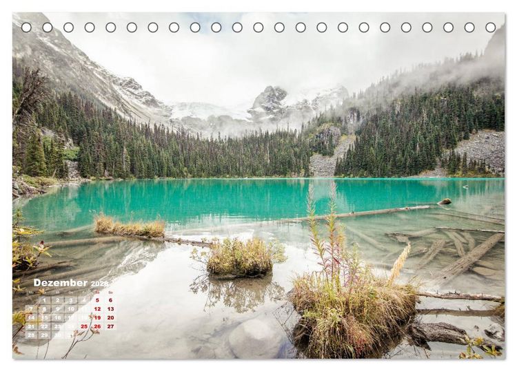 Produktbild: Vancouver & British Columbia (Tischkalender 2026 DIN A5 quer), CALVENDO Monatskalender