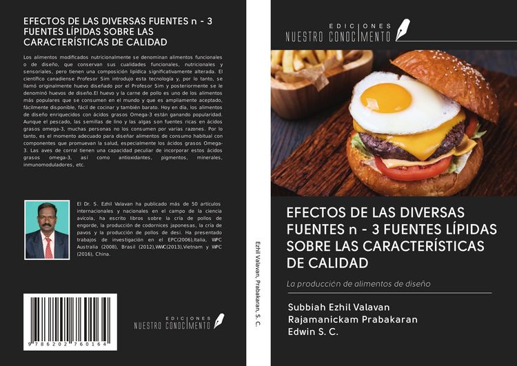 Produktbild: Efectos De Las Diversas Fuentes N - 3 Fuentes L&iacute;pidas Sobre Las Caracter&iacute;sticas De Calidad
