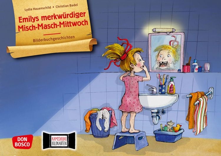 Produktbild: Emilys merkwürdiger Misch-Masch-Mittwoch. Kamishibai Bildkartenset.