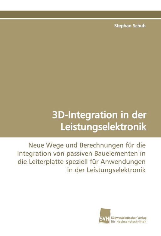 Produktbild: 3D-Integration in der Leistungselektronik