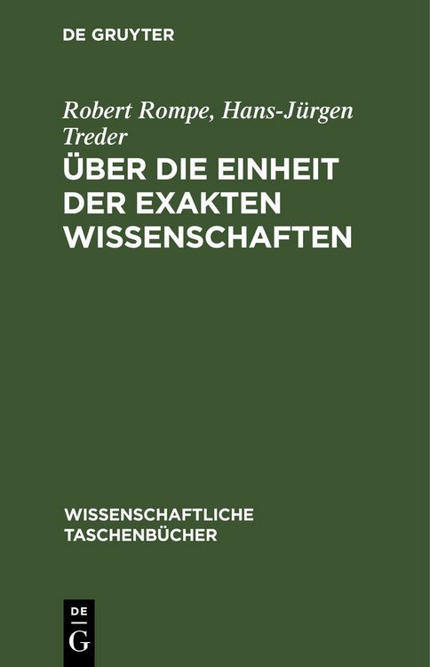 Produktbild: &Uuml;ber die Einheit der exakten Wissenschaften