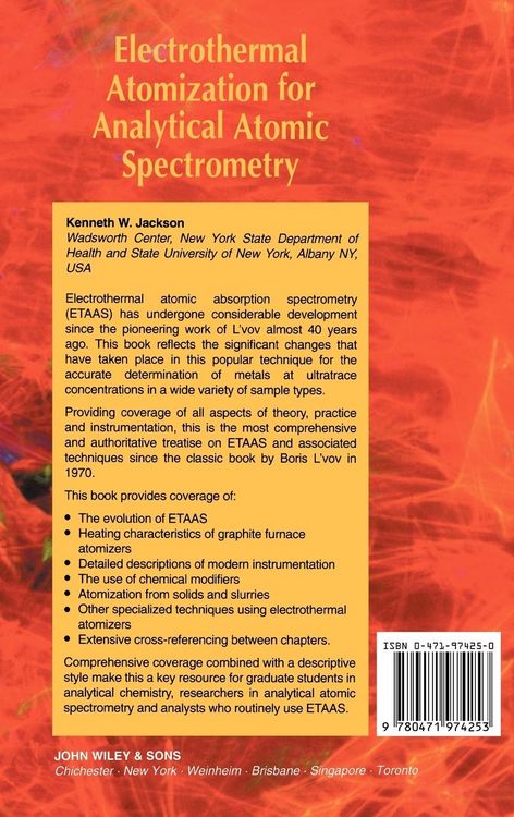 Produktbild: Electrothermal Atomization for Analytical Atomic Spectrometry