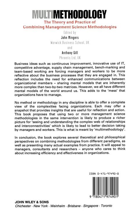 Produktbild: Multimethodology