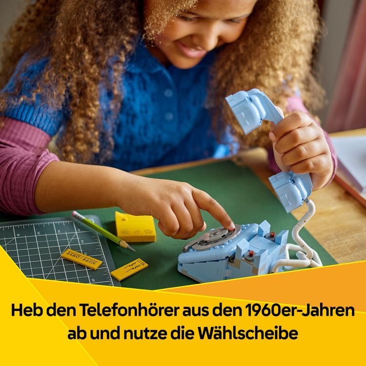 Produktbild: LEGO Creator Retro-Telefon 31174 - 3-in-1-Spielset - Telefon aus 1960ern