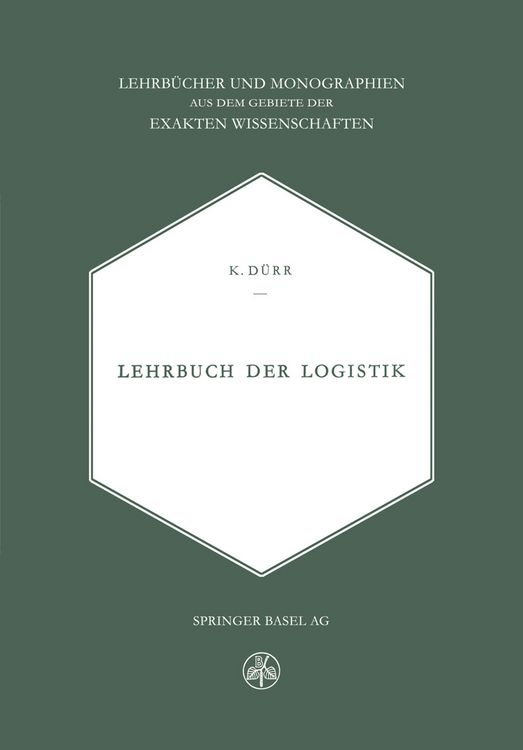 Produktbild: Lehrbuch der Logistik