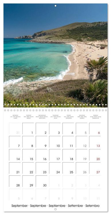 Produktbild: Balearic Islands - Mallorca (Wall Calendar 2026 12 &times; 12 Inch) CALVENDO 12 Month Wall Calendar