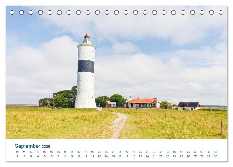 Produktbild: &Ouml;land - Schwedens Insel der Sonne und des Windes (Tischkalender 2026 DIN A5 quer), CALVENDO Monatskalender