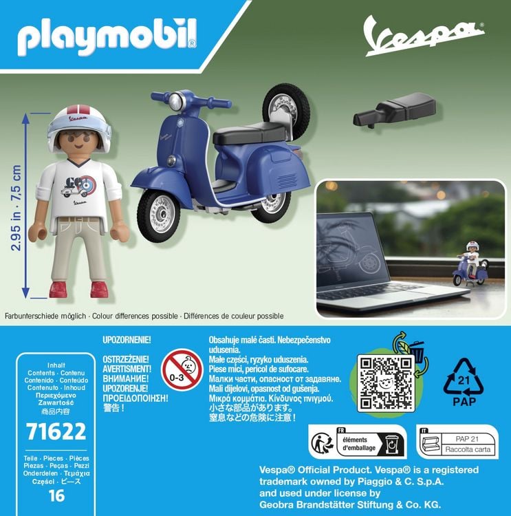 Produktbild: 1969 Vespa 150 Sprint Veloce, Blau